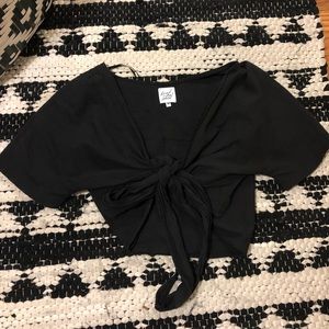 Free People Tie Crop Top